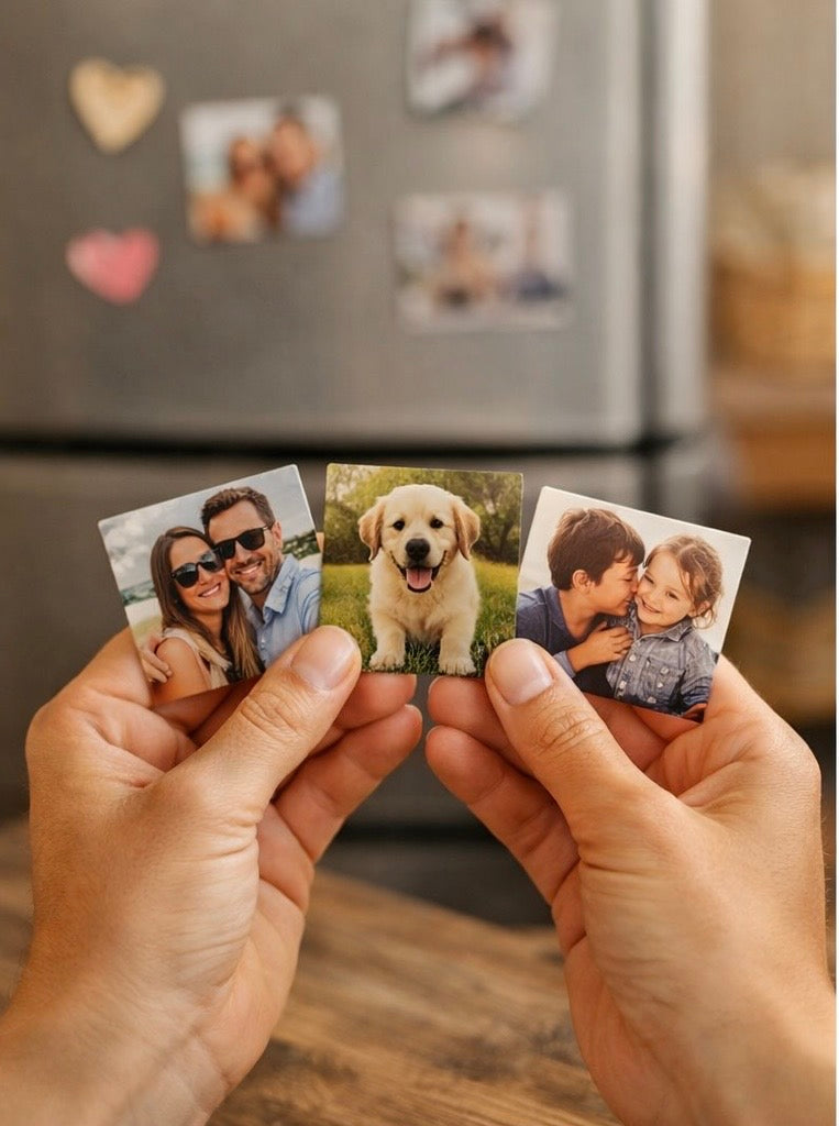 Custom Photo Magnets (Set of 9)